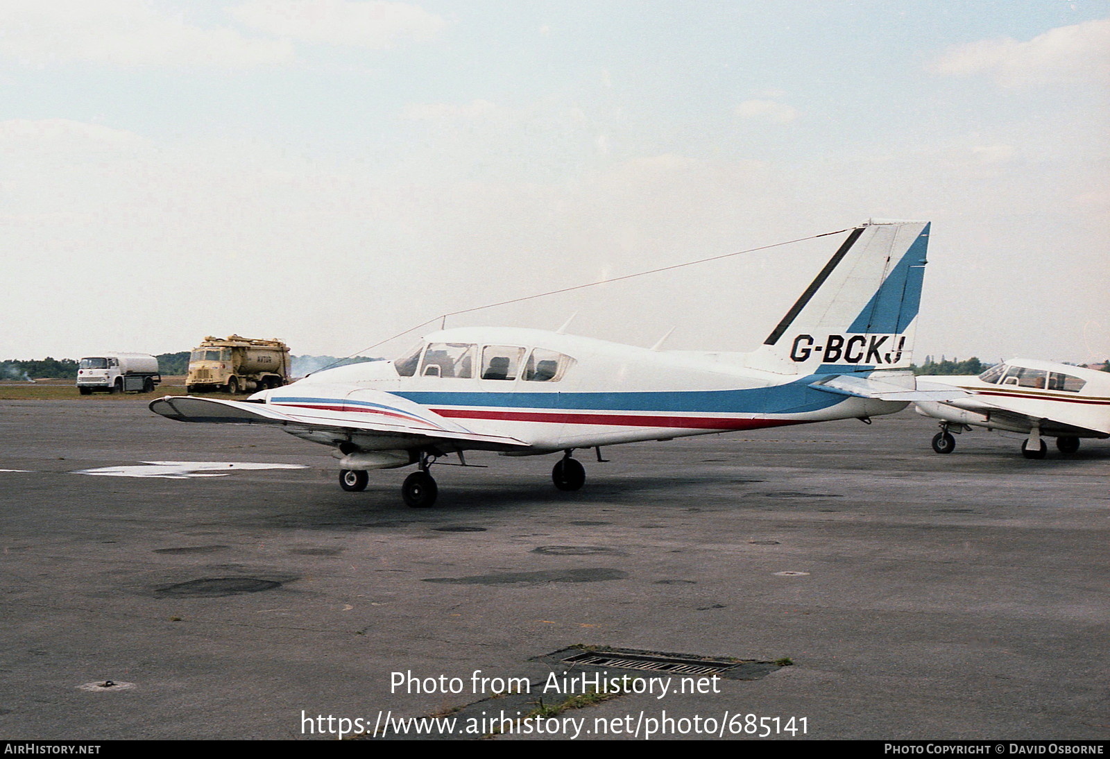 Aircraft Photo of G-BCKJ | Piper PA-E23-250 Aztec | AirHistory.net #685141