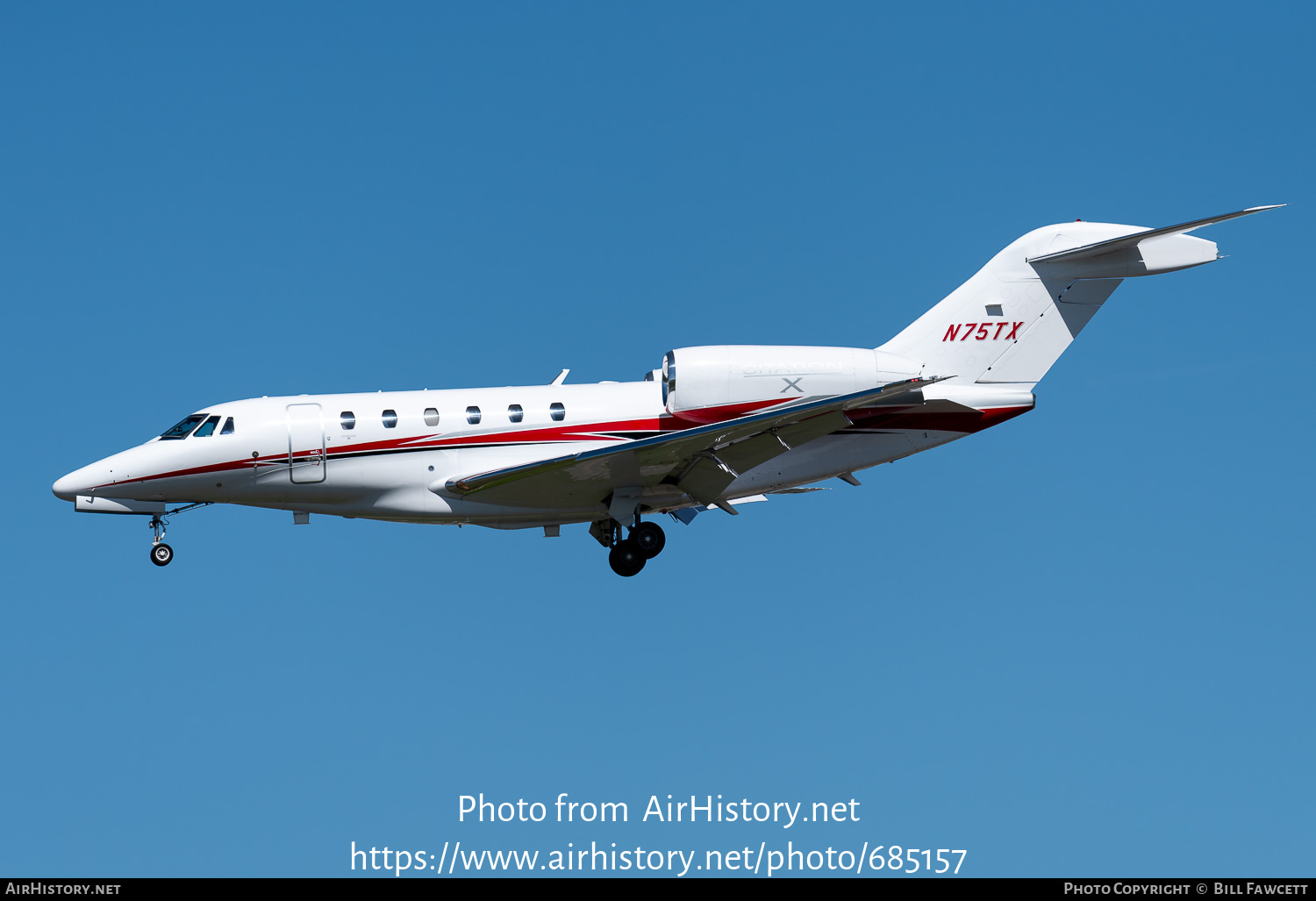 Aircraft Photo of N75TX | Cessna 750 Citation X | AirHistory.net #685157