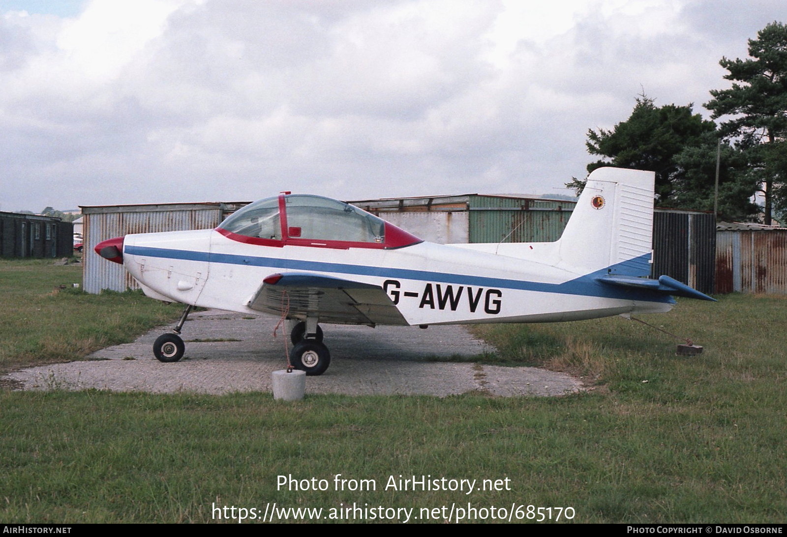 Aircraft Photo of G-AWVG | AESL Airtourer T2 | AirHistory.net #685170