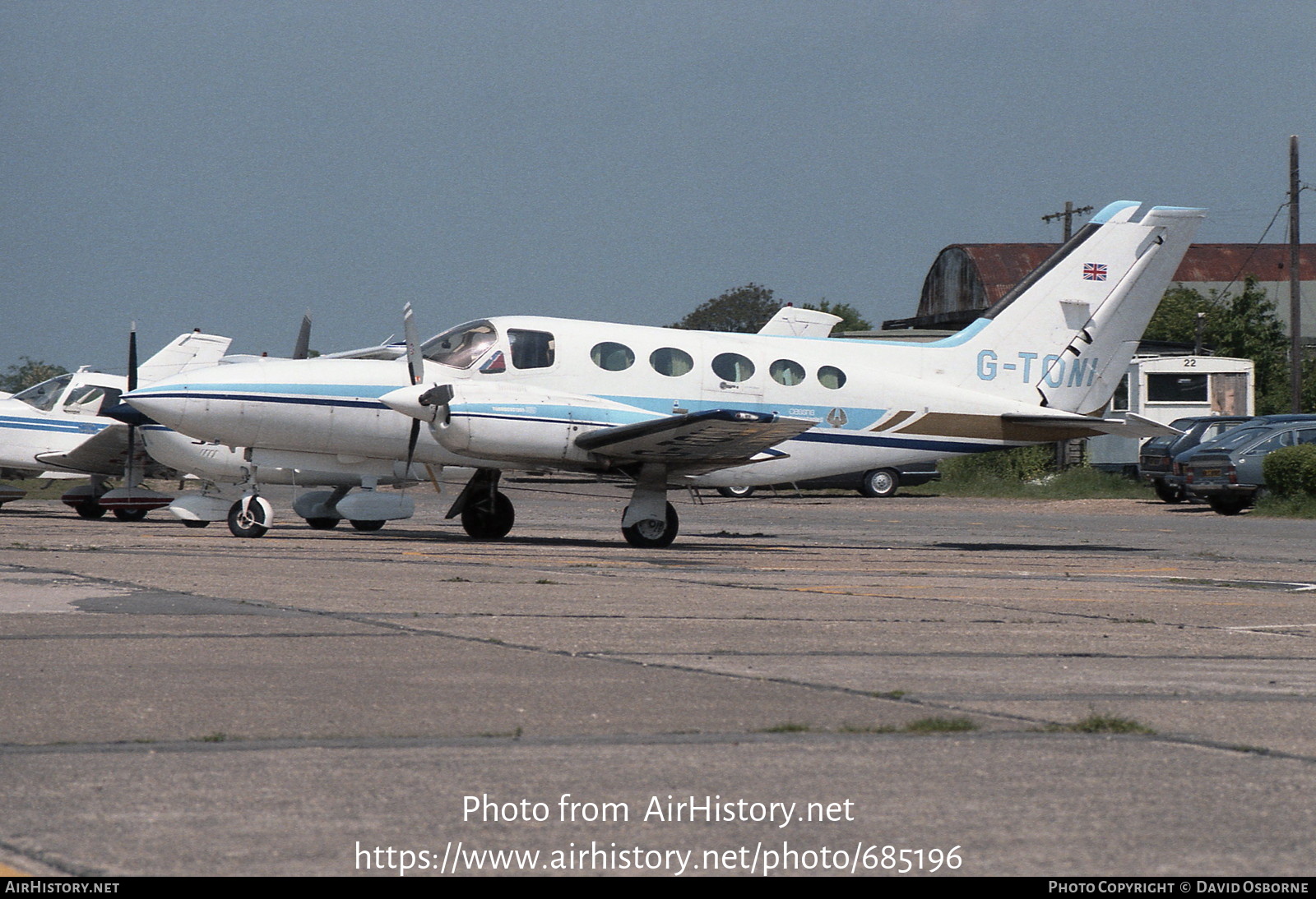 Aircraft Photo of G-TONI | Cessna 421C Golden Eagle | AirHistory.net #685196