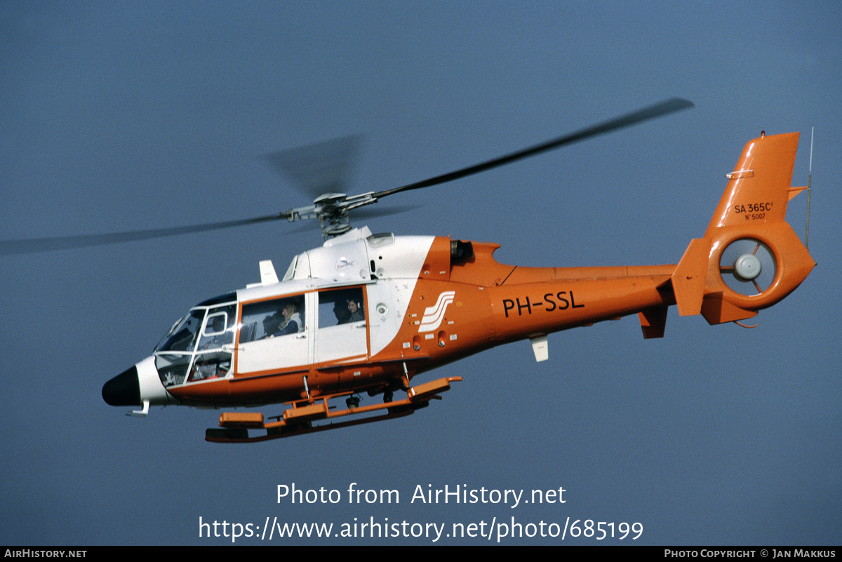 Aircraft Photo of PH-SSL | Aerospatiale SA-365C-2 Dauphin 2 | Schreiner Airways | AirHistory.net #685199