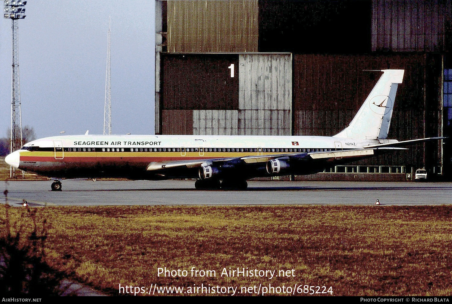 Aircraft Photo of N21AZ | Boeing 707-351C | Seagreen Air Transport | AirHistory.net #685224