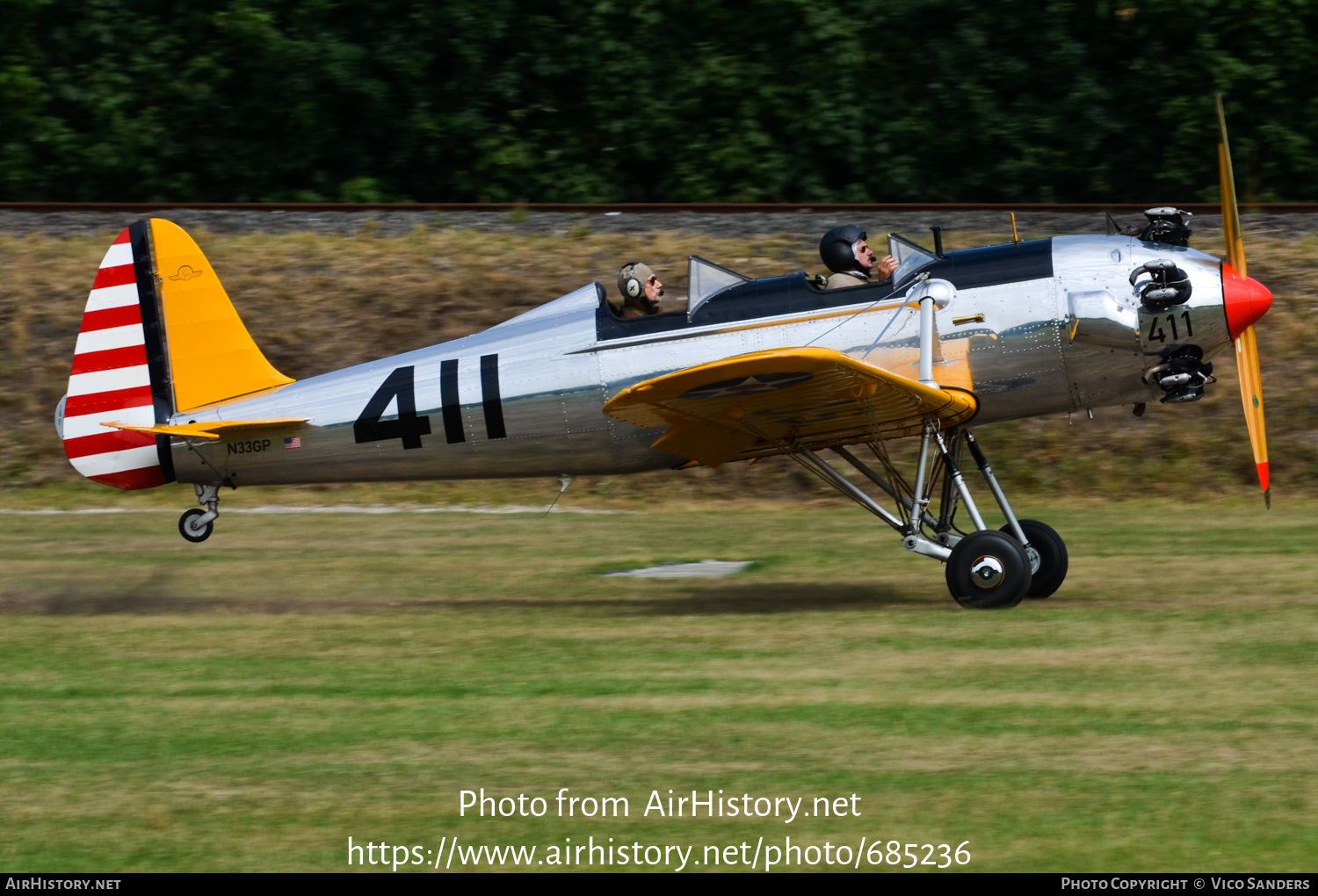 Aircraft Photo of N33GP | Ryan PT-22 Recruit (ST3KR) | USA - Air Force | AirHistory.net #685236