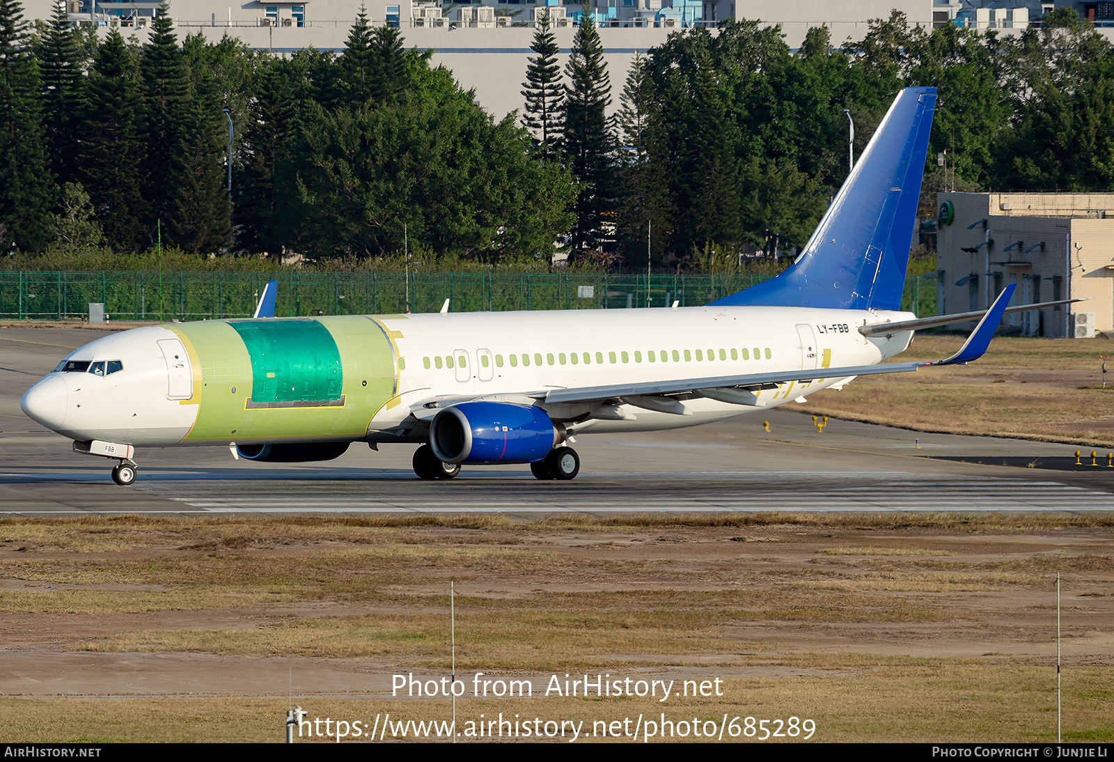 Aircraft Photo of LY-FBB | Boeing 737-8F2/BCF | AirHistory.net #685289