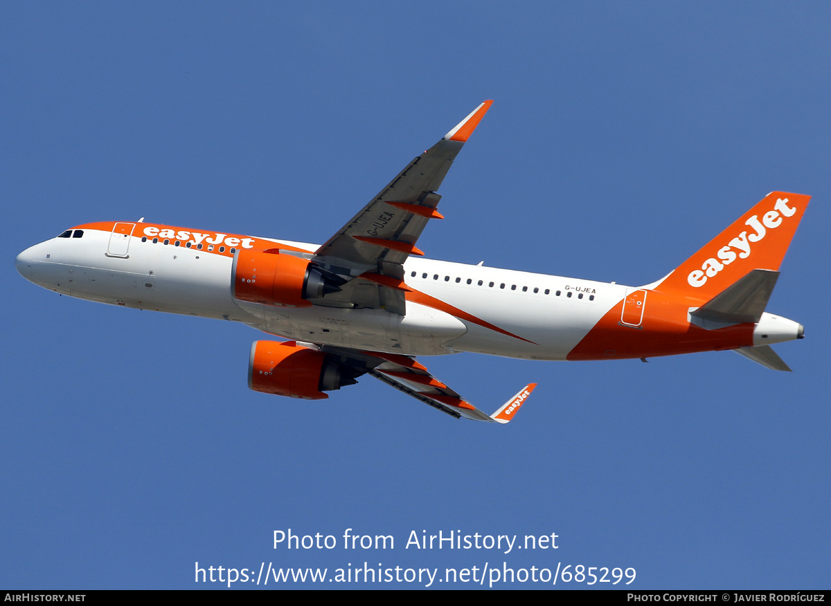 Aircraft Photo of G-UJEA | Airbus A320-251N | EasyJet | AirHistory.net #685299