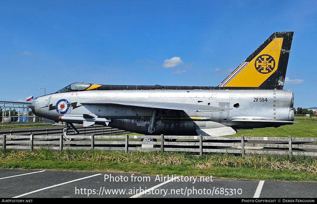 Aircraft Photo of ZF584 | English Electric Lightning F53 | UK - Air Force | 111 Sq | AirHistory.net #685310