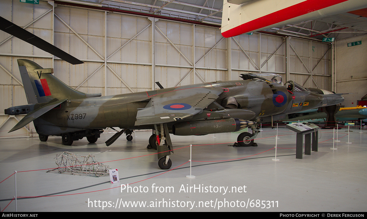 Aircraft Photo of XZ997 | Hawker Siddeley Harrier GR3 | UK - Air Force | AirHistory.net #685311