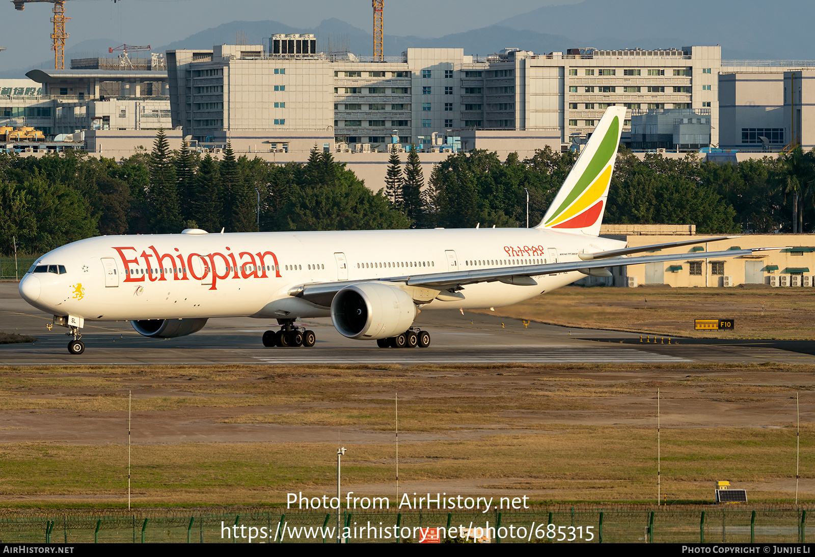 Aircraft Photo of ET-ASL | Boeing 777-360/ER | Ethiopian Airlines | AirHistory.net #685315