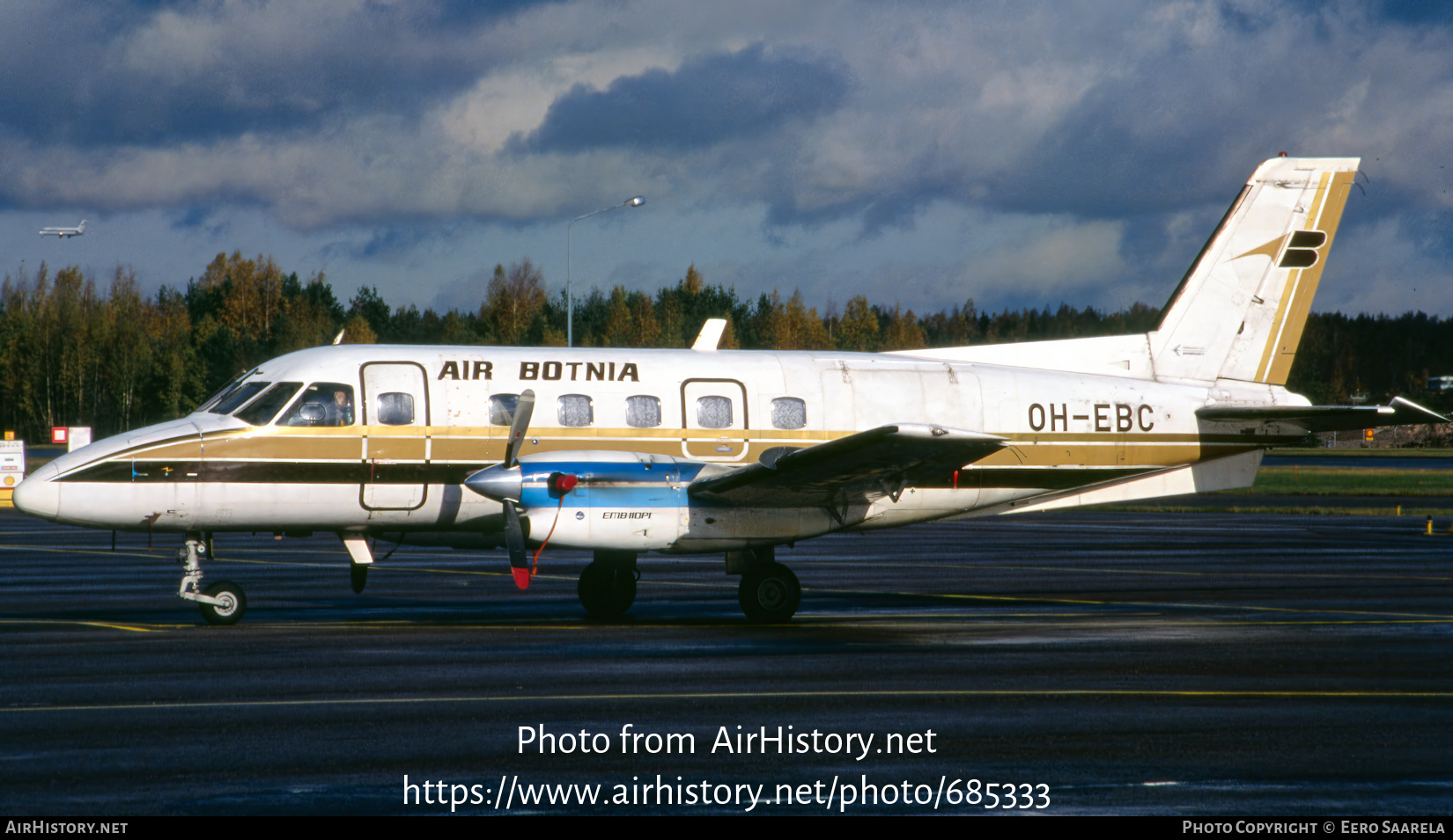 Aircraft Photo of OH-EBC | Embraer EMB-110P1 Bandeirante | Air Botnia | AirHistory.net #685333