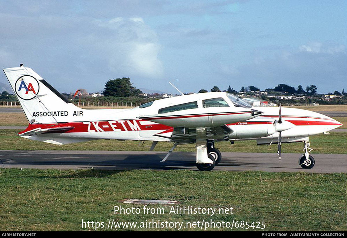 Aircraft Photo of ZK-ETM | Cessna 310R | Associated Airlines - AA | AirHistory.net #685425