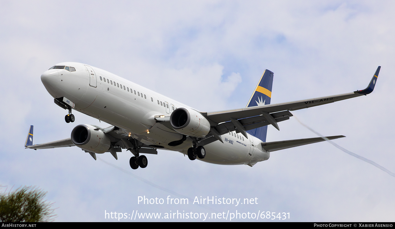 Aircraft Photo of VH-AN2 | Boeing 737-83N | Air Nauru | AirHistory.net #685431