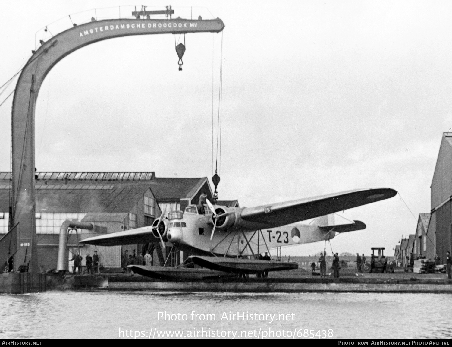 Aircraft Photo of T-23 | Fokker T.IVa | Netherlands - Navy | AirHistory.net #685438