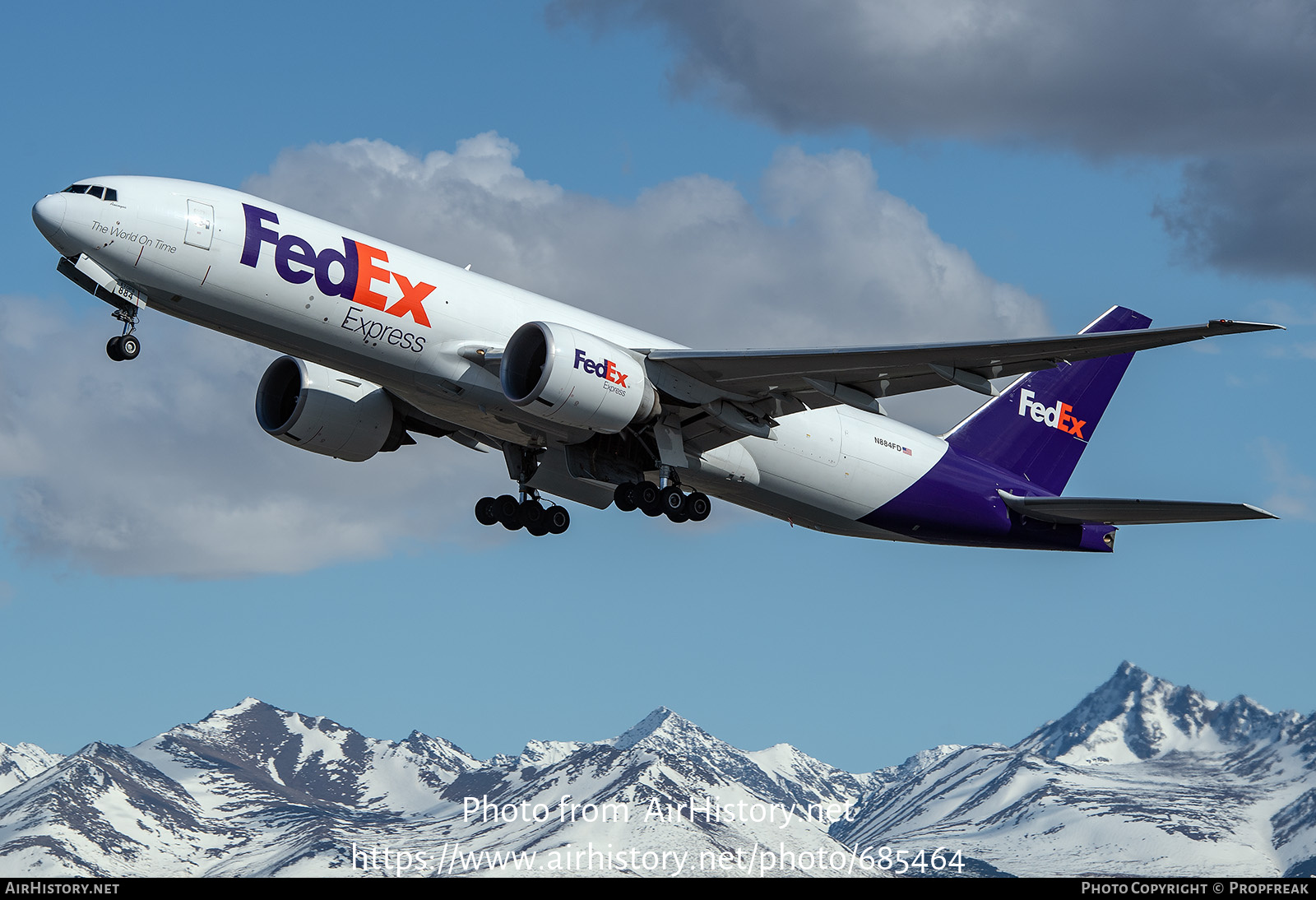 Aircraft Photo of N884FD | Boeing 777-FS2 | FedEx Express - Federal Express | AirHistory.net #685464