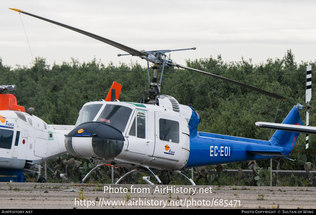 Aircraft Photo of EC-EOI | Bell UH-1B Iroquois | FAASA - Fumigación Aérea Andaluza | AirHistory.net #685471