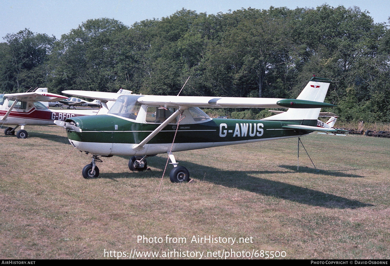 Aircraft Photo of G-AWUS | Reims F150J | AirHistory.net #685500