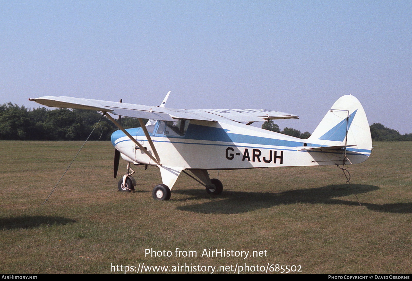 Aircraft Photo of G-ARJH | Piper PA-22-108 Colt | AirHistory.net #685502