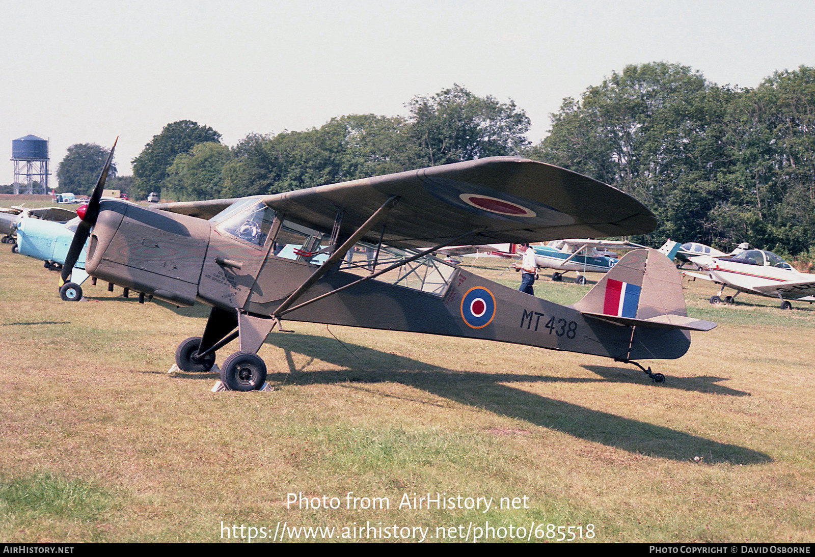 Aircraft Photo of G-AREI / MT438 | Taylorcraft E Auster Mk3 | UK - Air Force | AirHistory.net #685518