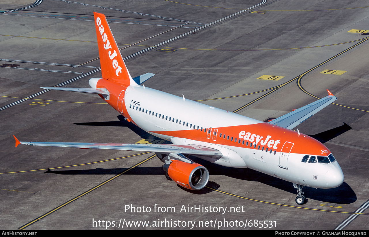 Aircraft Photo of G-EJCH | Airbus A320-214 | EasyJet | AirHistory.net #685531