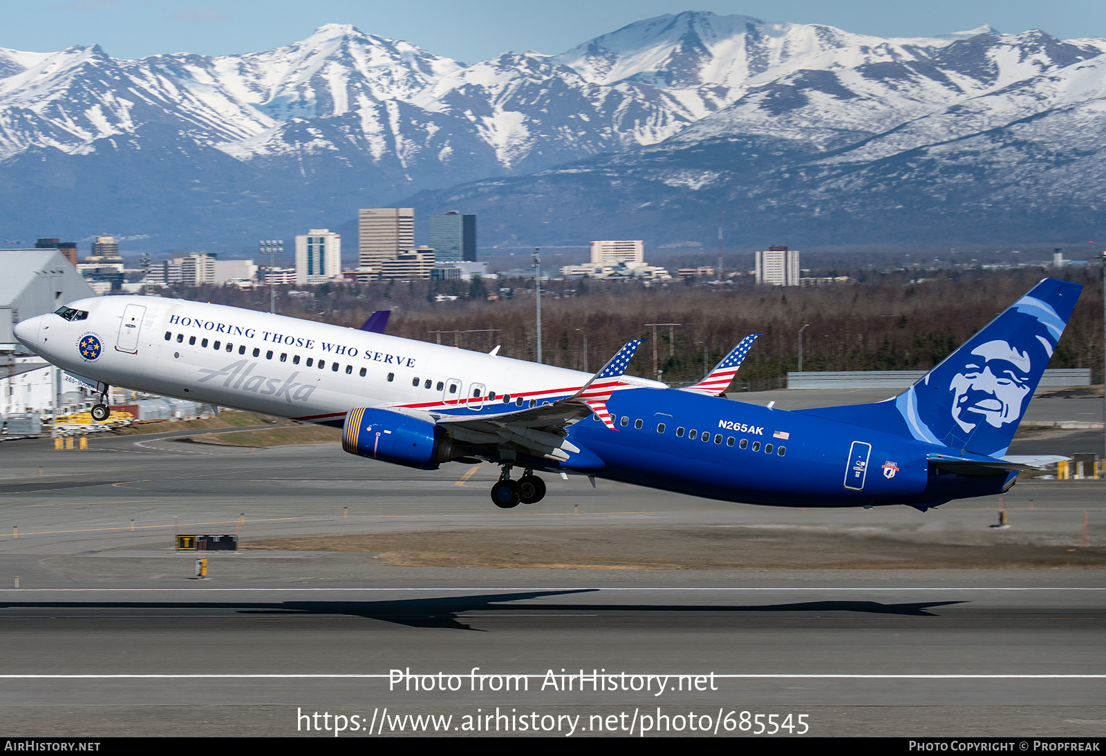 Aircraft Photo of N265AK | Boeing 737-900/ER | Alaska Airlines | AirHistory.net #685545