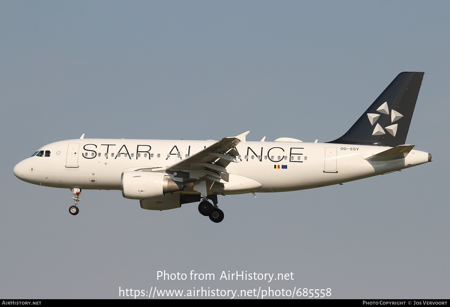 Aircraft Photo of OO-SSY | Airbus A319-112 | Brussels Airlines | AirHistory.net #685558