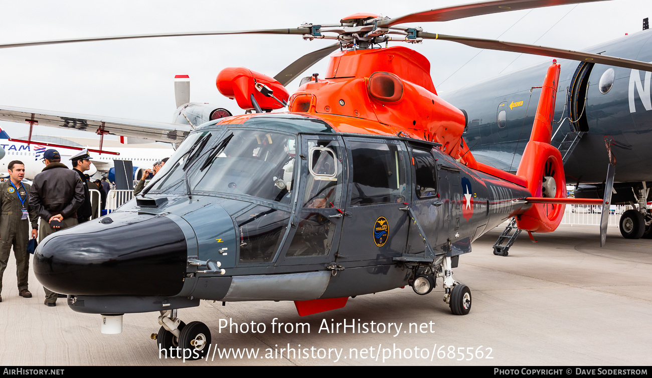 Aircraft Photo of 53 | Aerospatiale SA-365F-1 Dauphin 2 | Chile - Navy | AirHistory.net #685562