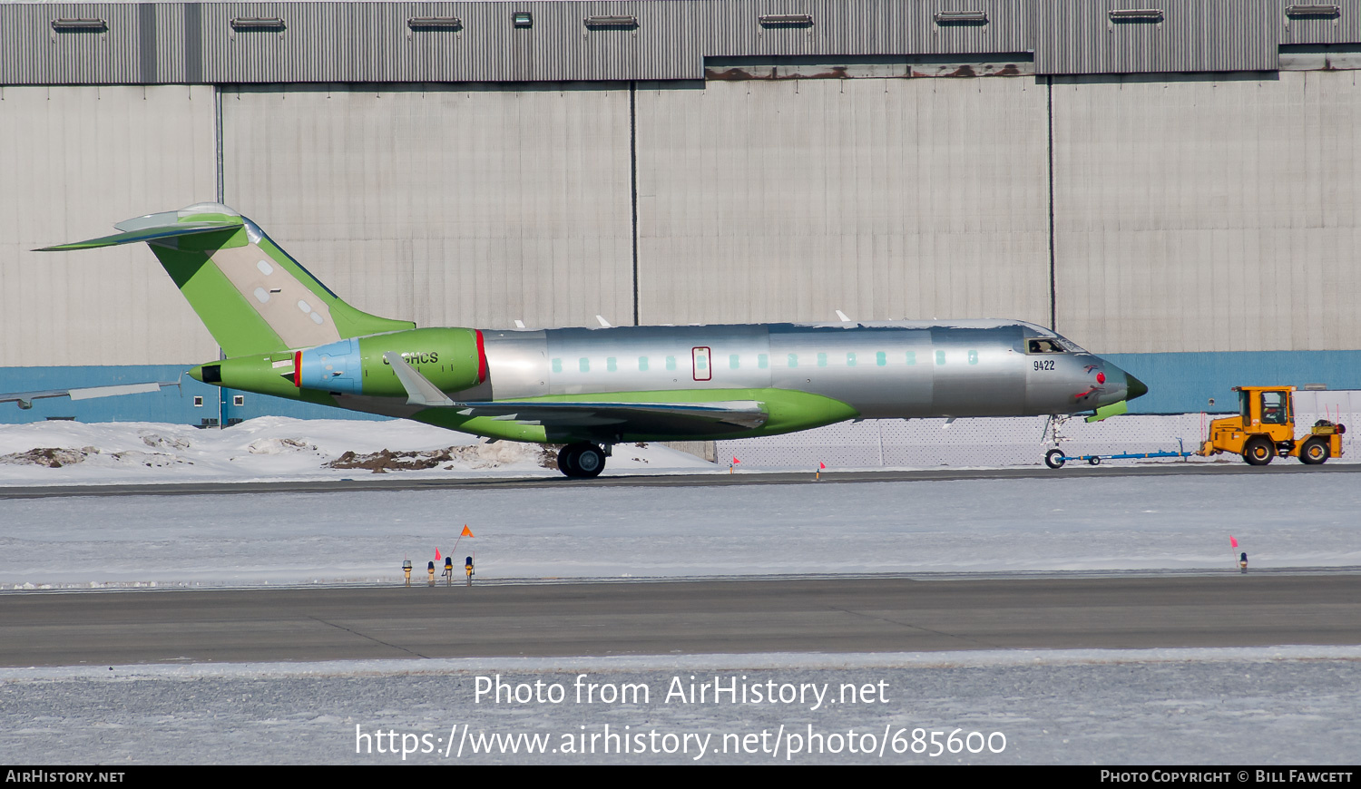 Aircraft Photo of C-GHCS | Bombardier Global Express XRS (BD-700-1A10) | AirHistory.net #685600