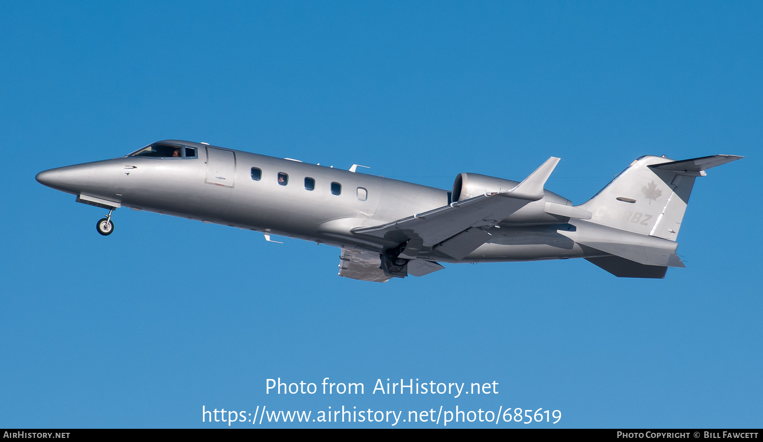 Aircraft Photo of C-GRBZ | Learjet 60 | AirHistory.net #685619