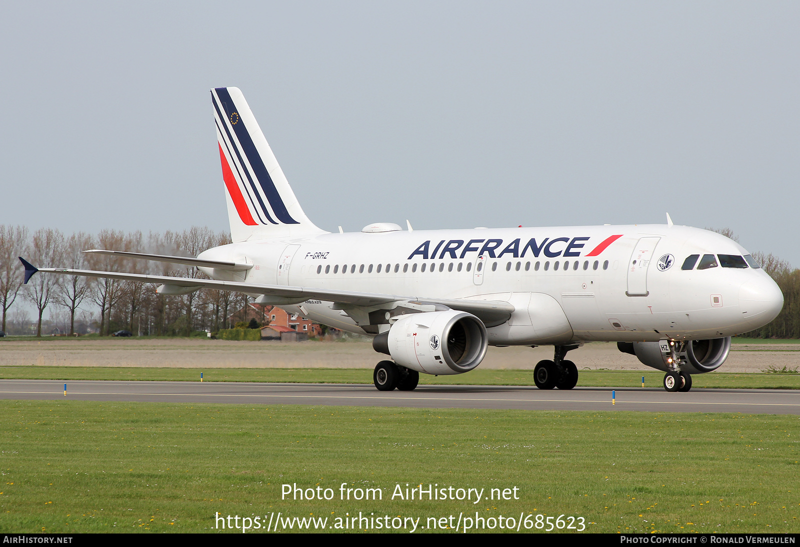 Aircraft Photo of F-GRHZ | Airbus A319-111 | Air France | AirHistory.net #685623