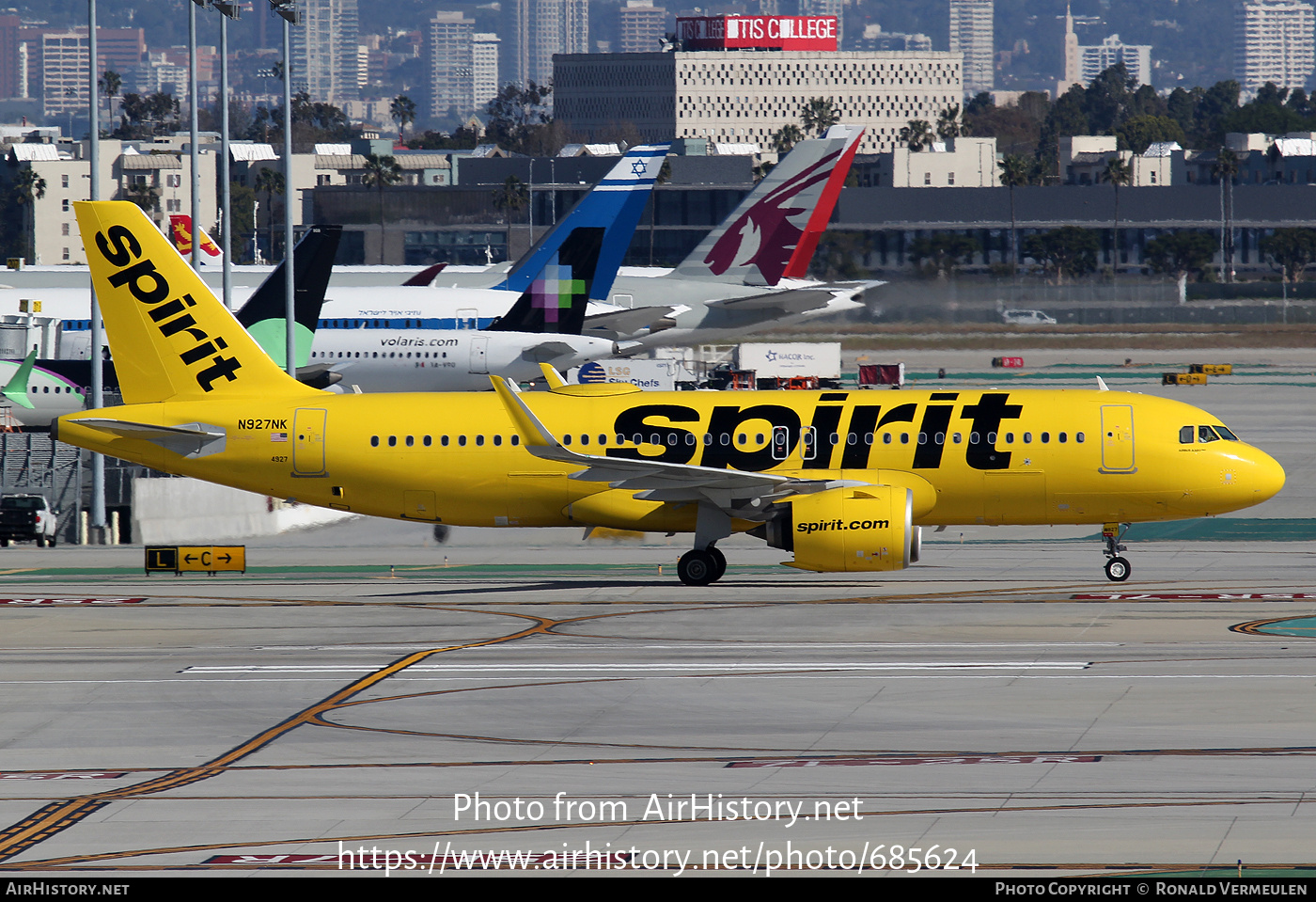 Aircraft Photo of N927NK | Airbus A320-271N | Spirit Airlines | AirHistory.net #685624