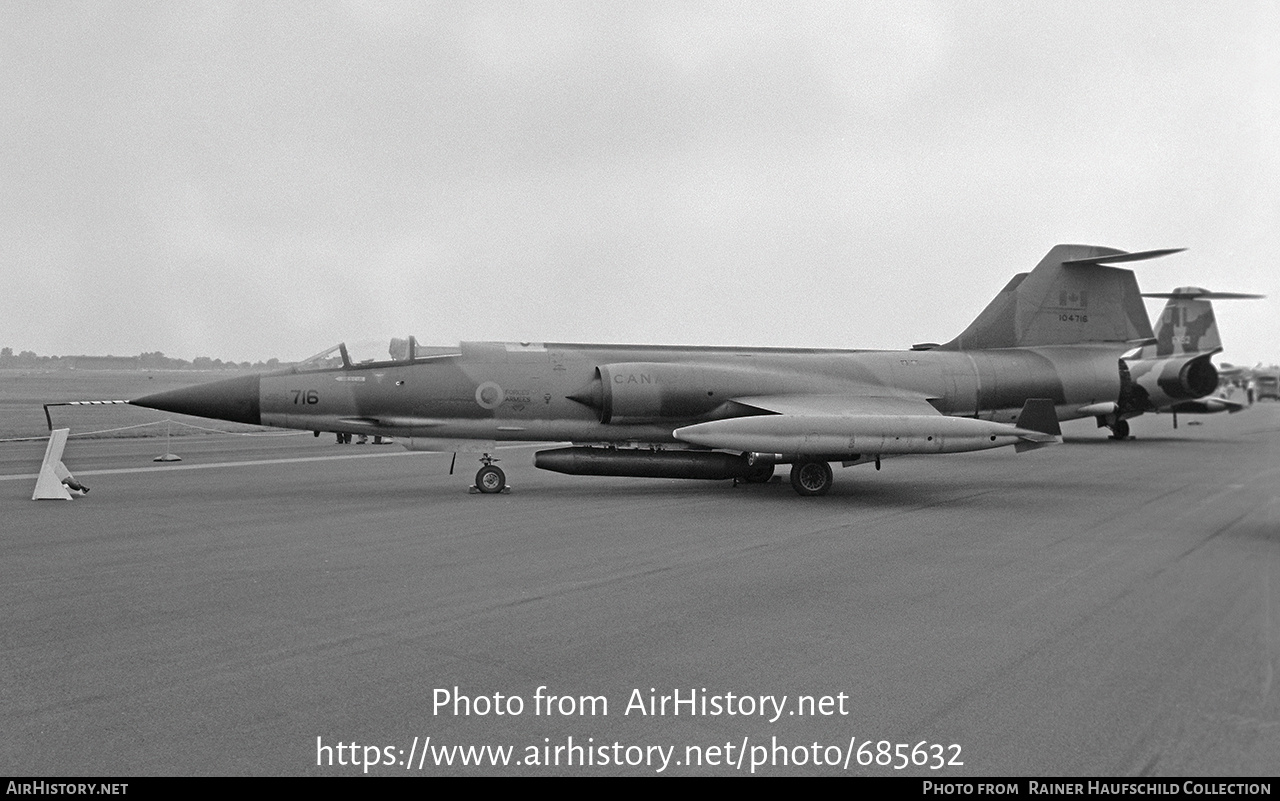 Aircraft Photo of 104716 | Lockheed CF-104A Starfighter | Canada - Air Force | AirHistory.net #685632