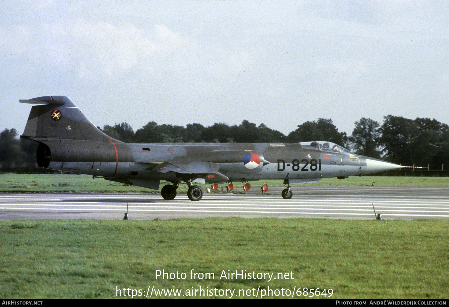 Aircraft Photo of D-8281 | Lockheed F-104G Starfighter | Netherlands - Air Force | AirHistory.net #685649