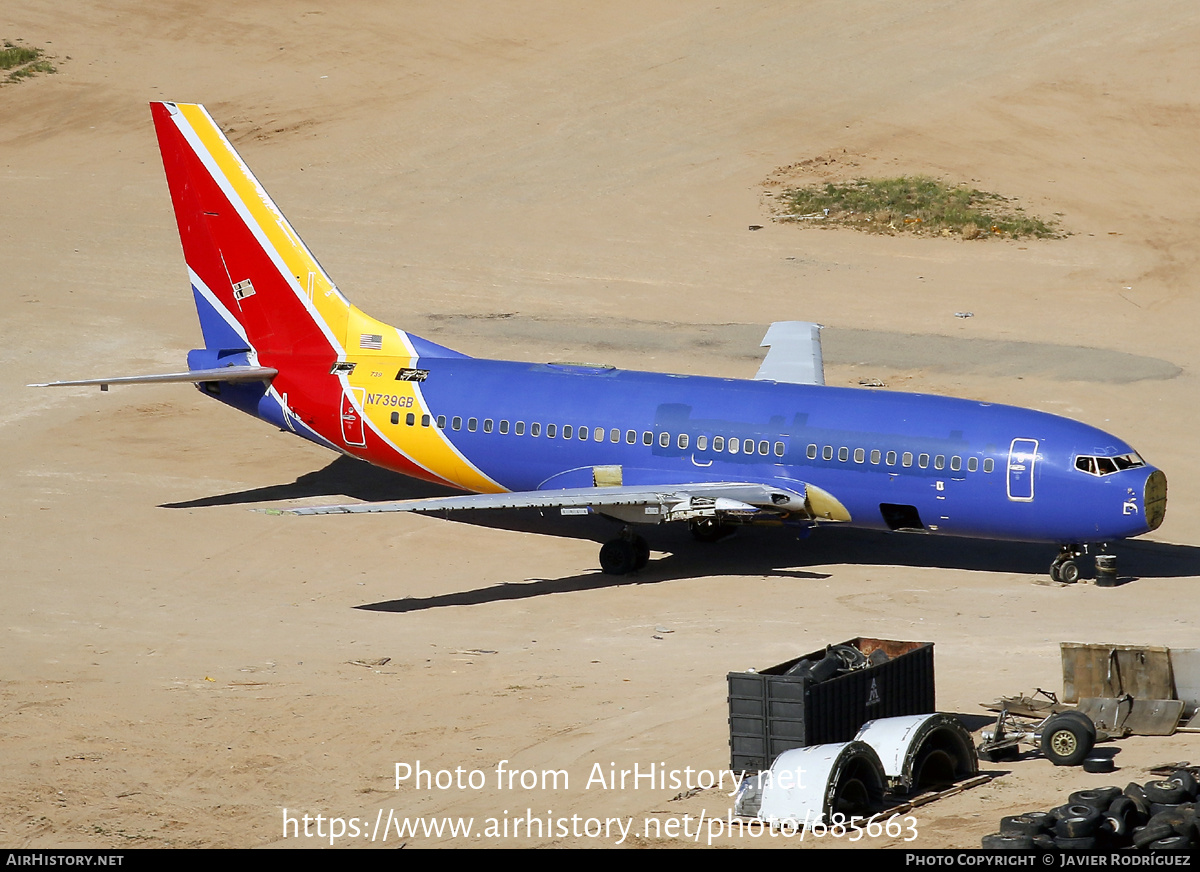 Aircraft Photo of N739GB | Boeing 737-7H4 | Southwest Airlines | AirHistory.net #685663