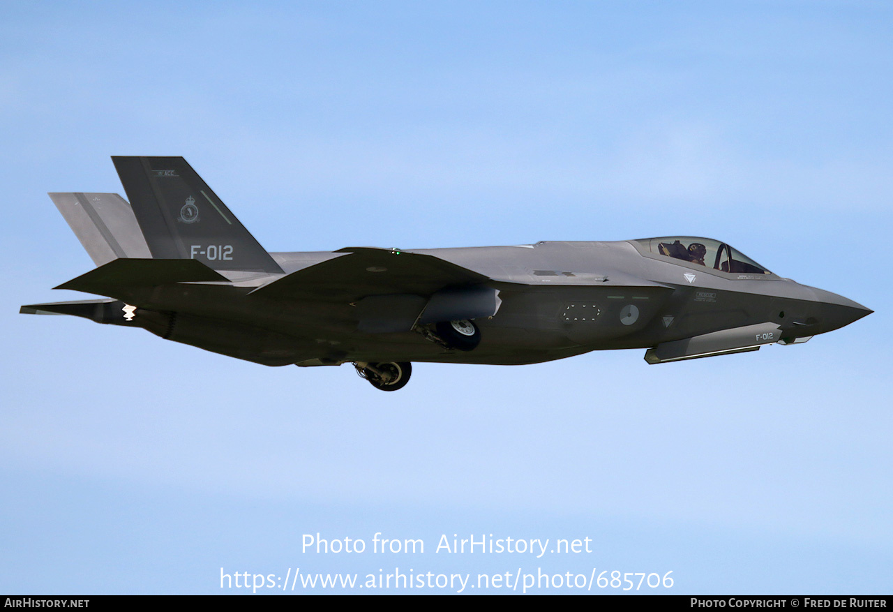 Aircraft Photo of F-012 | Lockheed Martin F-35A Lightning II | Netherlands - Air Force | AirHistory.net #685706