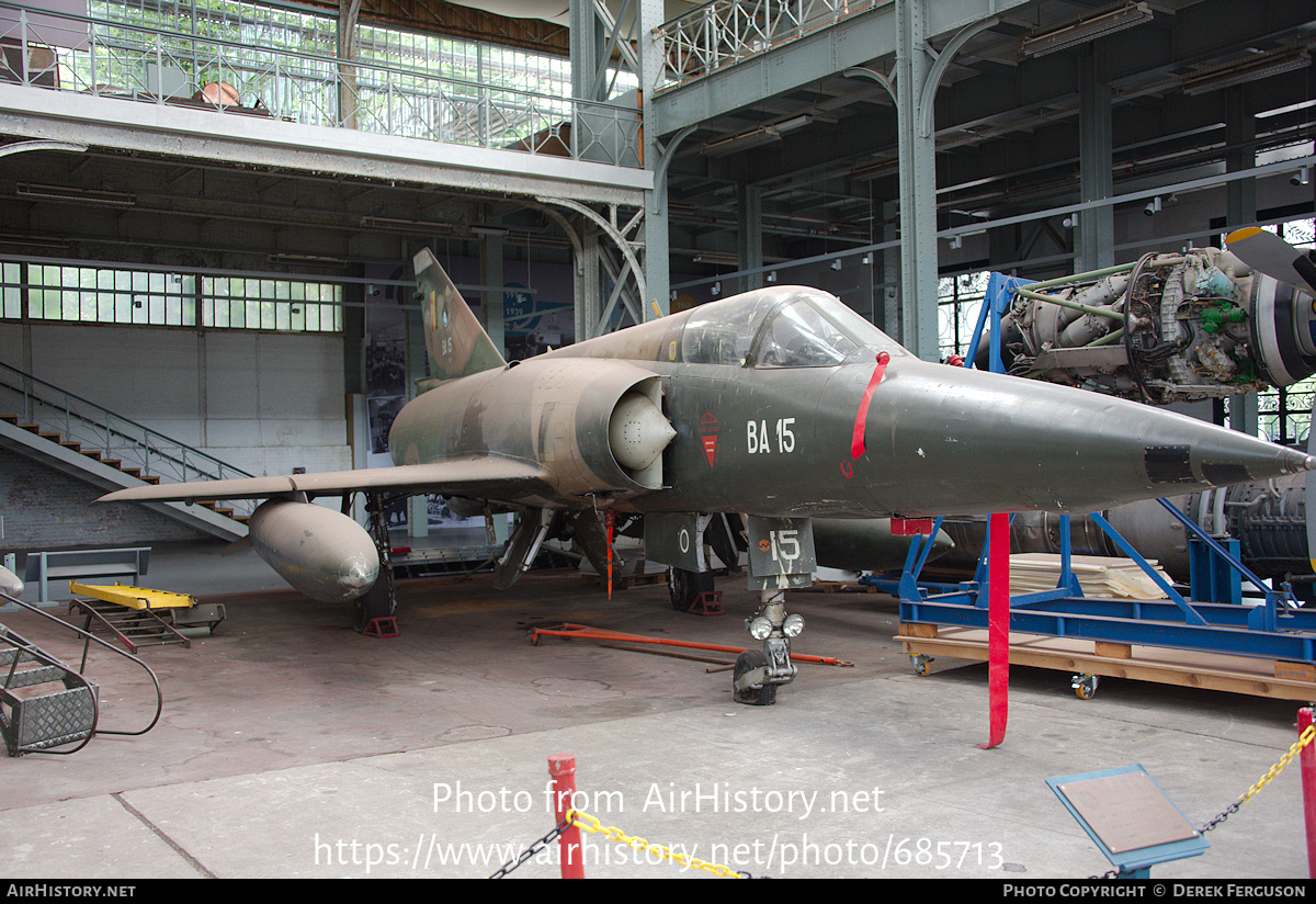 Aircraft Photo of BA-15 | Dassault Mirage 5BA | Belgium - Air Force | AirHistory.net #685713