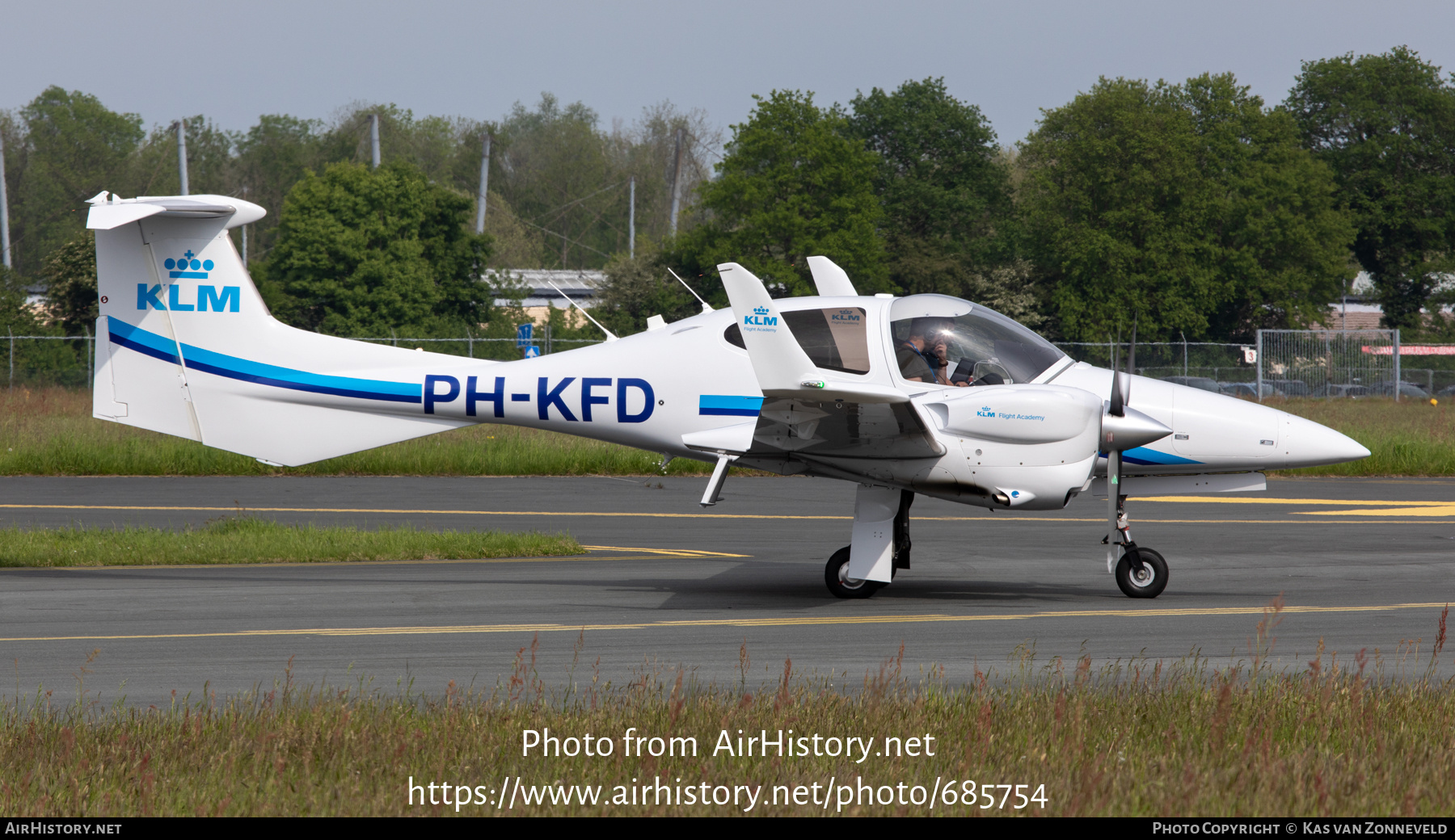 Aircraft Photo of PH-KFD | Diamond DA42 NG Twin Star | KLM Flight Academy | AirHistory.net #685754