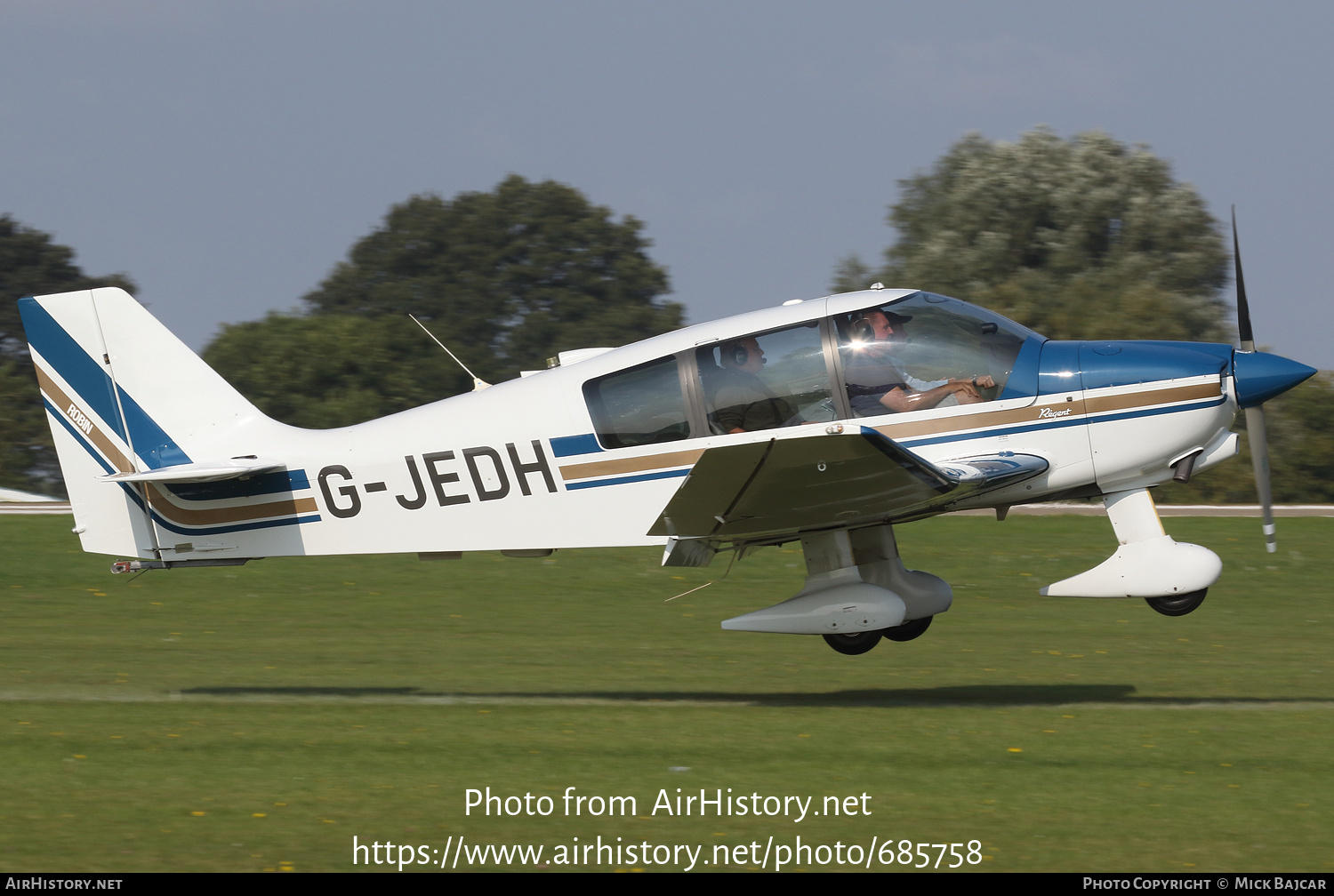 Aircraft Photo of G-JEDH | Robin DR-400-180 Regent | AirHistory.net #685758