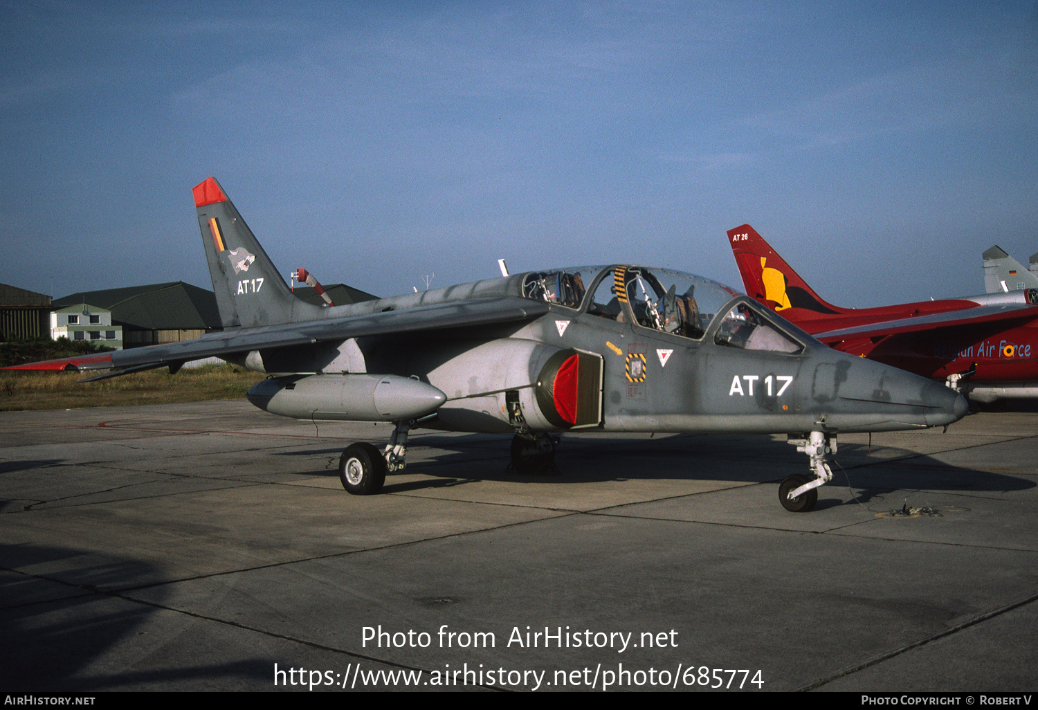 Aircraft Photo of AT17 | Dassault-Dornier Alpha Jet 1B | Belgium - Air Force | AirHistory.net #685774