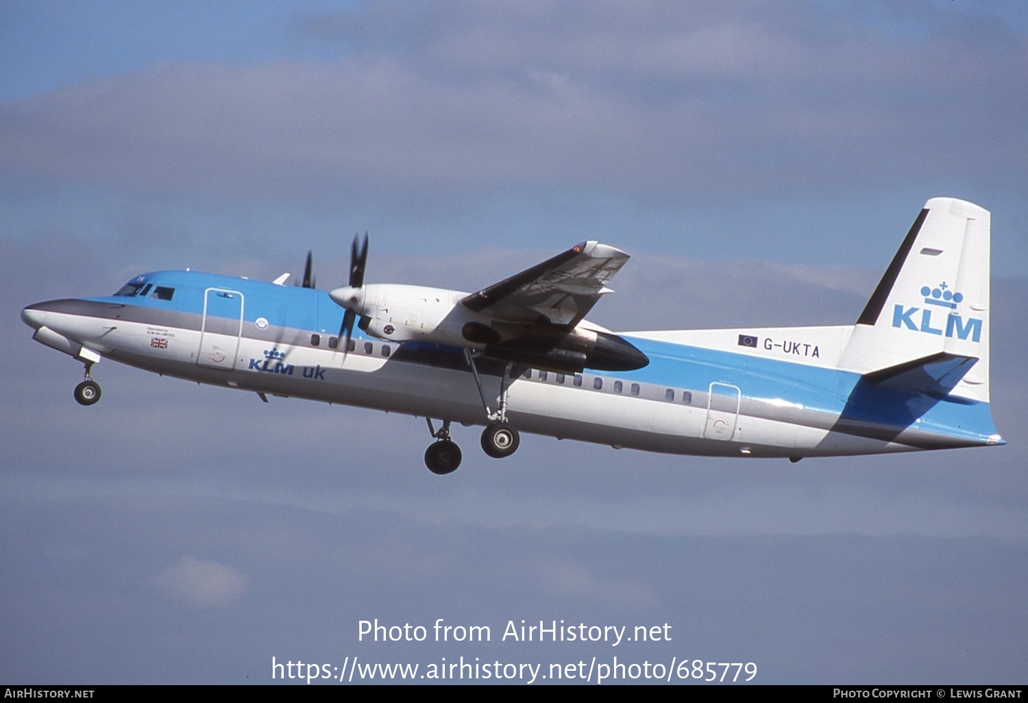 Aircraft Photo of G-UKTA | Fokker 50 | KLM UK | AirHistory.net #685779