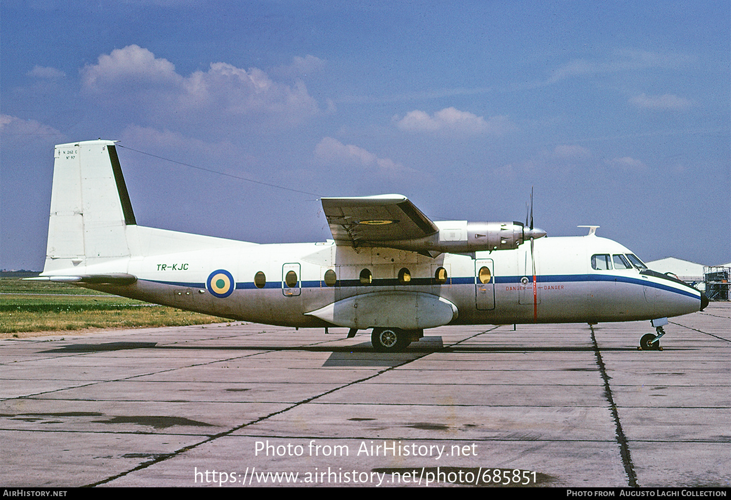 Aircraft Photo of TR-KJC | Aerospatiale N-262C-64 Fregate | Gabon - Air Force | AirHistory.net #685851