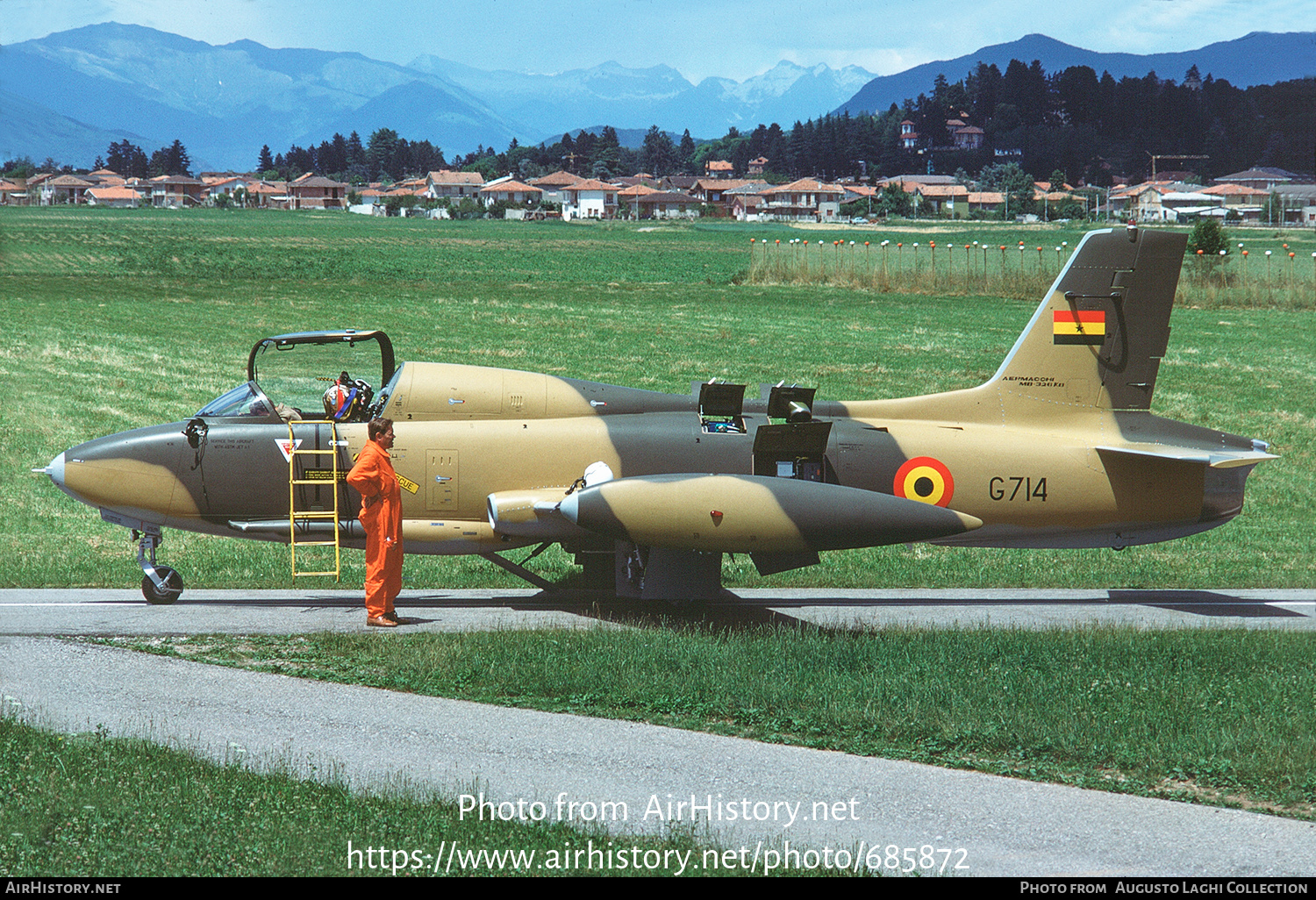 Aircraft Photo of G714 | Aermacchi MB-326KG | Ghana - Air Force | AirHistory.net #685872