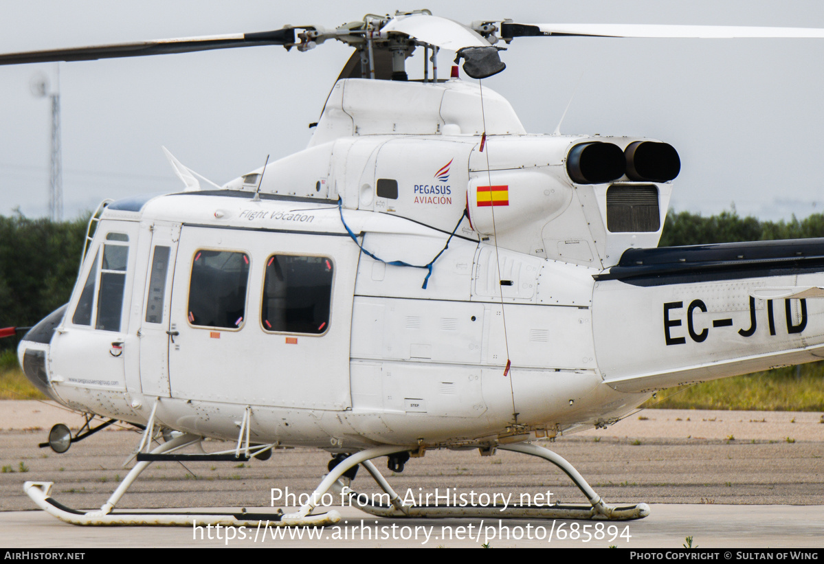 Aircraft Photo of EC-JTD | Agusta AB-412 | Pegasus Aviación | AirHistory.net #685894