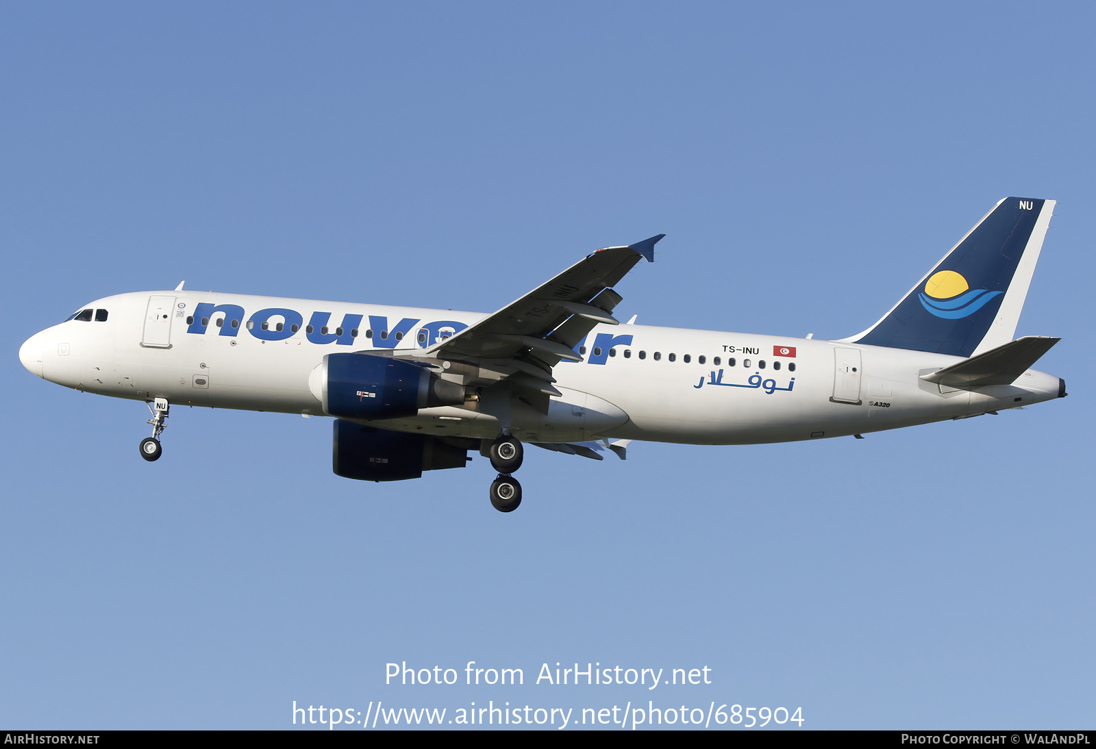 Aircraft Photo of TS-INU | Airbus A320-214 | Nouvelair Tunisie | AirHistory.net #685904