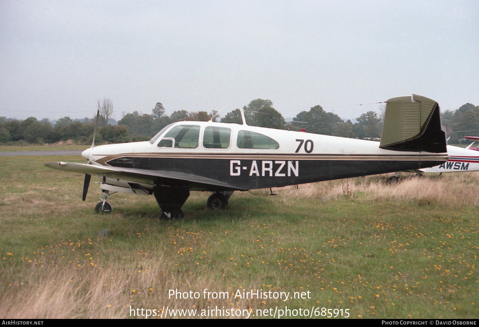 Aircraft Photo of G-ARZN | Beech N35 Bonanza | AirHistory.net #685915