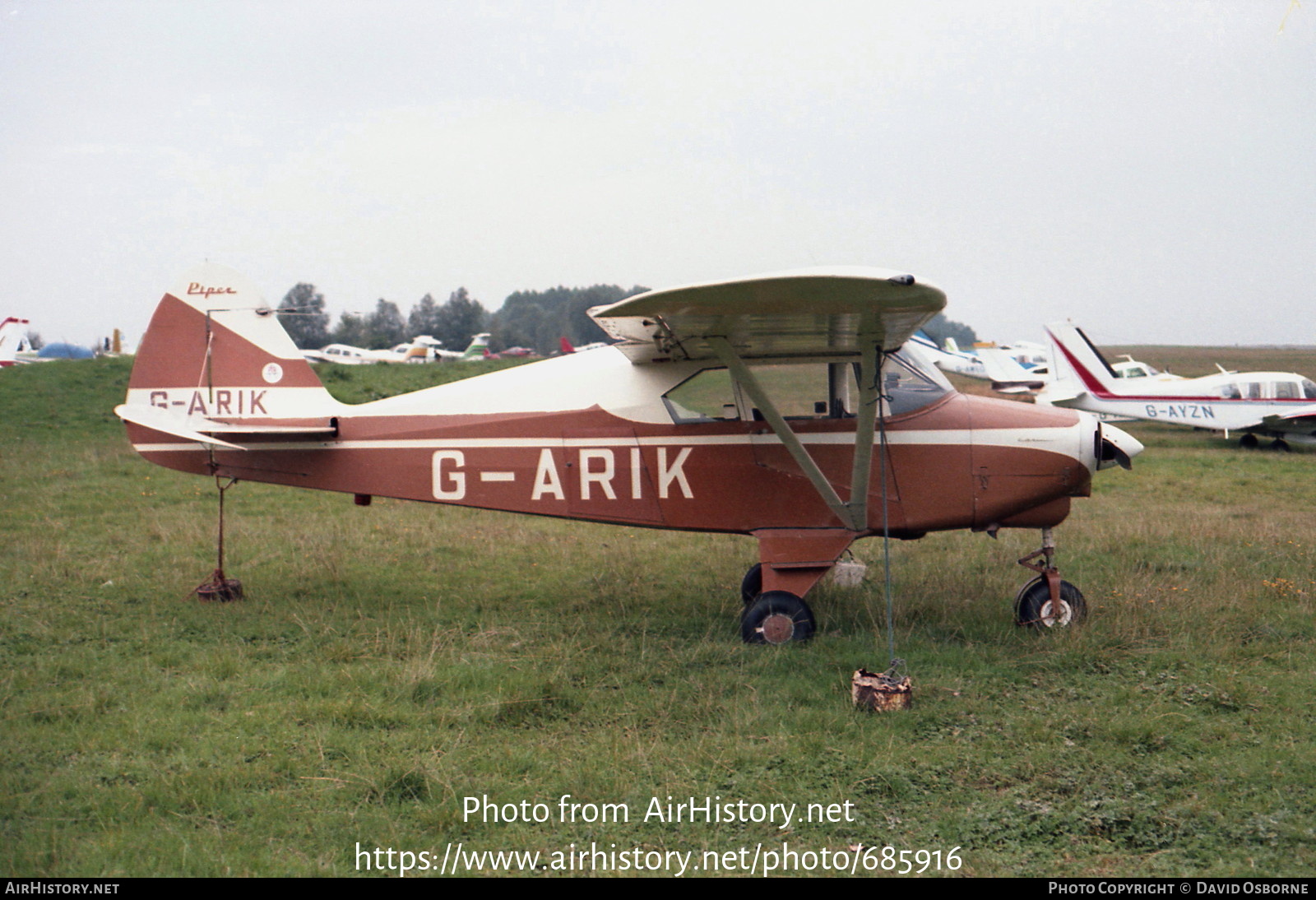 Aircraft Photo of G-ARIK | Piper PA-22-150 Caribbean | AirHistory.net ...