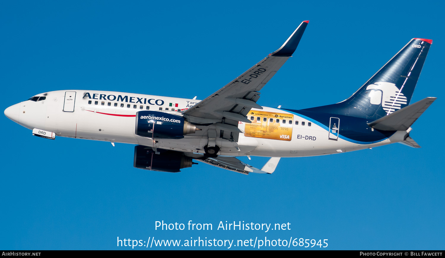 Aircraft Photo of EI-DRD | Boeing 737-752 | AeroMéxico | AirHistory.net #685945