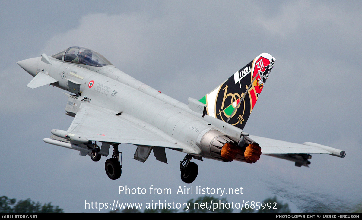 Aircraft Photo of CSX7352 | Eurofighter EF-2000 Typhoon | Italy - Air Force | AirHistory.net #685992