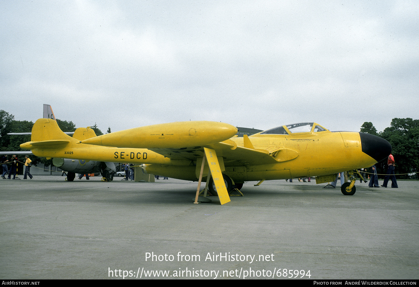 Aircraft Photo of SE-DCD / 33025 | De Havilland J 33 Venom | AirHistory.net #685994