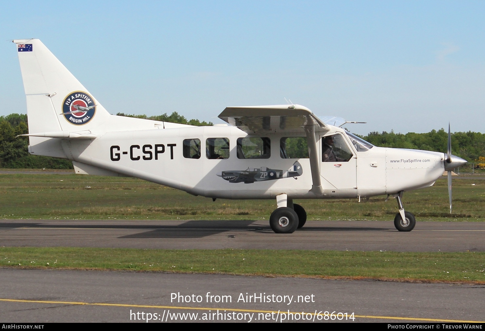 Aircraft Photo of G-CSPT | GippsAero GA8-TC320 Airvan | Fly A Spitfire | AirHistory.net #686014