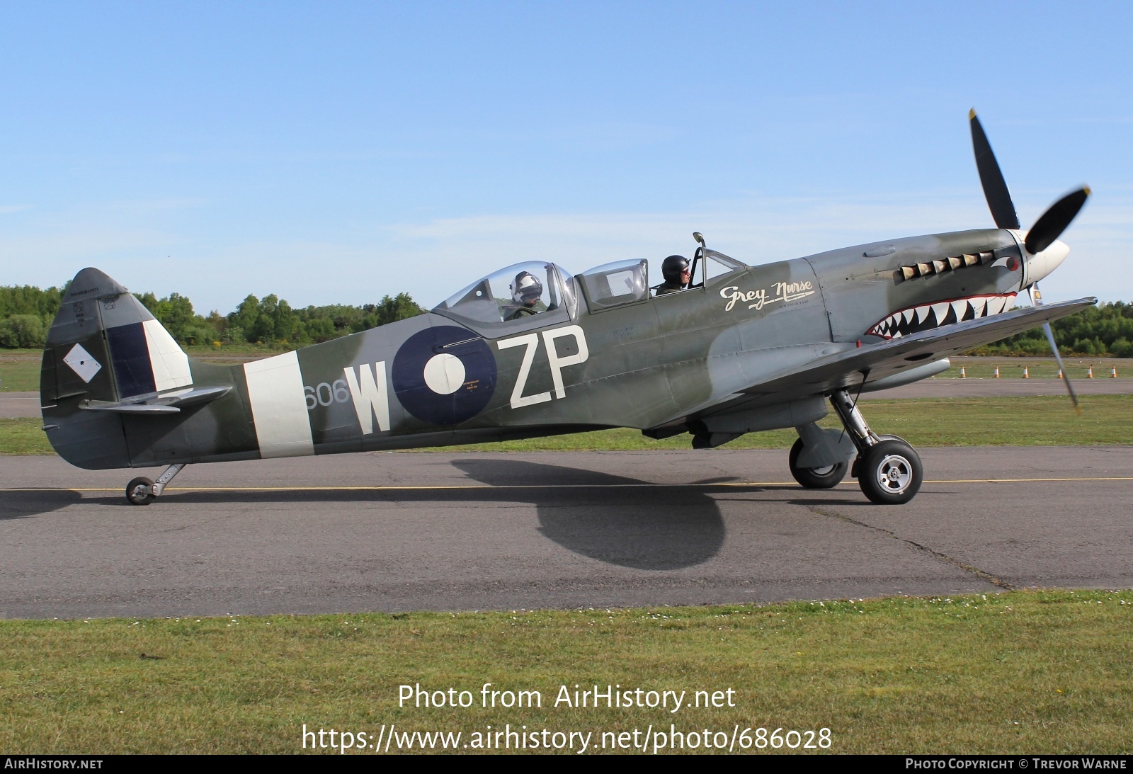 Aircraft Photo of G-AWGB / A58-606 | Supermarine 509 Spitfire T9C | Australia - Air Force | AirHistory.net #686028