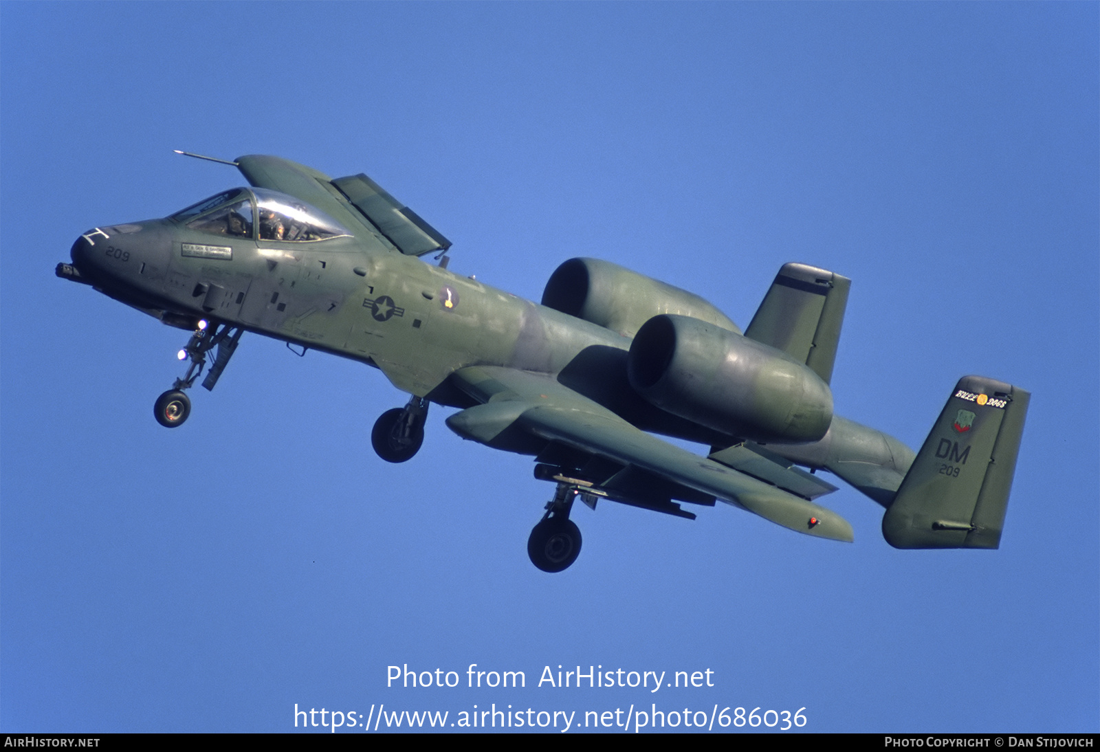 Aircraft Photo of 77-0209 / AF77-209 | Fairchild OA-10A Thunderbolt II ...